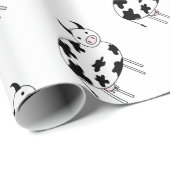 Illustrierte Kuh Geschenkpapier (Rolleneckpunkt)