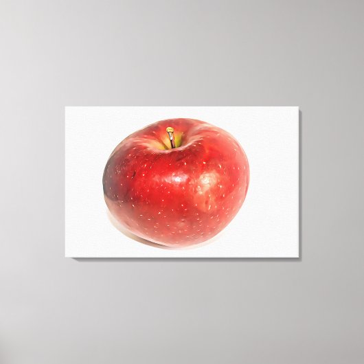 Illustrierte Kunst in Red Ripe Leinwanddruck (Vorderseite)