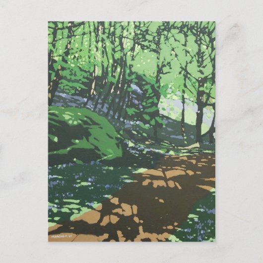 Illustrierte Kunst Postkarte (Vorderseite)