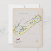 Illustrierte Landkarte von Bermuda (Vorderseite)