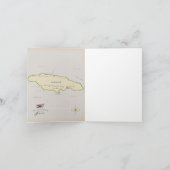 Illustrierte Landkarte von Jamaika. (Innenseite)