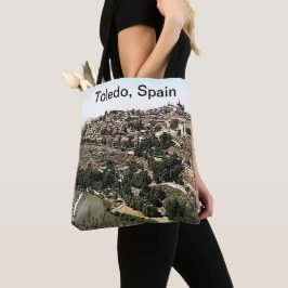 Illustrierte Landschaft Toledo, Spanien Tasche