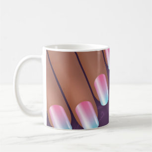 Illustrierte Maniküre-Tasse Kaffeetasse