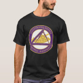 Illustrierte Master Mason Cryptic Mauerwerk York R T-Shirt (Vorderseite)