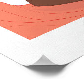 Illustrierte Mauer für Schwarze Frauen Poster (Ecke)