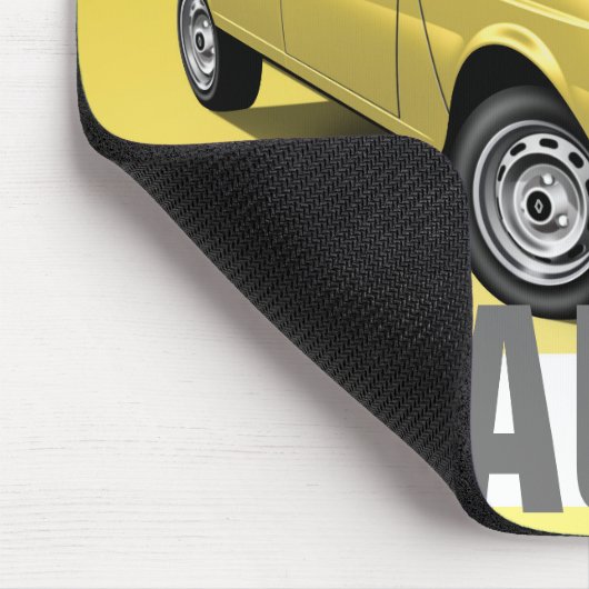Illustrierte Mäusematte Renaults R4 F6 Van Mousepad (Ecke)