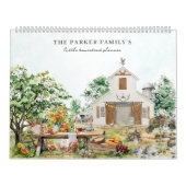 Illustrierte monatliche Hausaufgaben Kalender (Titelbild)