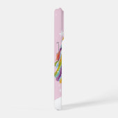 Illustrierte Niedliche Girl Rainbow Personalisiert iPhone Hülle (Rechte Seite)
