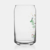 Illustrierte Palm Springs Map | Bachelorette Dosenglas (Vorderseite)