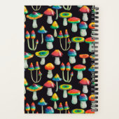 Illustrierte Pilze im Cockpitkern Cool Fungi Notizblock (Rückseite)