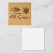 Illustrierte Pinacoteca Vintag Pineca comunale Cas Mitteilungskarte (Vorne/Hinten)