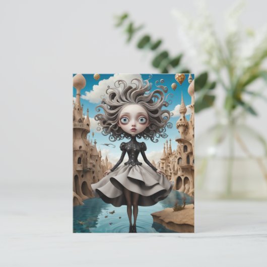 Illustrierte Postkarte (Stehend Vorderseite)