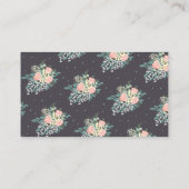 Illustrierte prgenant Mamma bunt + Blumenhebamme Visitenkarte (Rückseite)