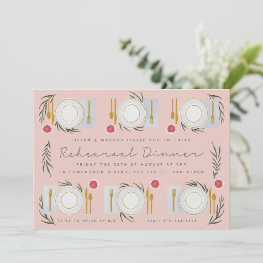 Illustrierte Probe Einladung (Stehend Vorderseite)