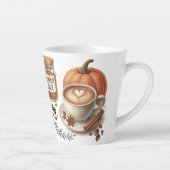 Illustrierte Pumpkin-Gewürze-Tasse Milchtasse (Rechts)