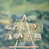 Illustrierte Reihenfolge der Hochzeiten Acrylschild (Neutral)