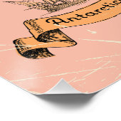 Illustrierte Reisekarte Antarktis Poster (Ecke)