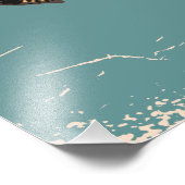 Illustrierte Reisekarte Italiens Fotodruck (Ecke)