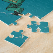 Illustrierte Reisekarte Neuseelands Puzzle (Seite)