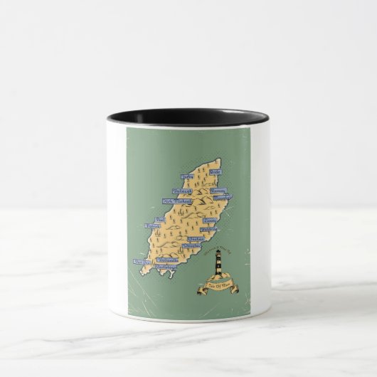 Illustrierte Reisekarte Tasse (Zentrum)
