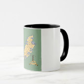 Illustrierte Reisekarte Tasse (VorderseiteRechts)