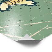 Illustrierte Reisekarte von England Fotodruck (Ecke)