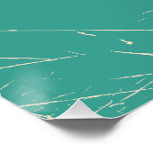 Illustrierte Reisekarte Zypern Poster (Ecke)