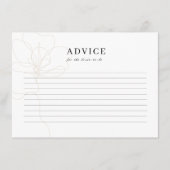 Illustrierte Rose Begleitkarte (Vorderseite)