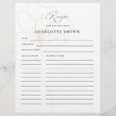 Illustrierte Rose Name Referenzkarte (Vorderseite)