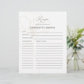 Illustrierte Rose Name Referenzkarte (Stehend Vorderseite)