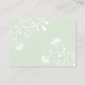 Illustrierte Rose und Butterfly Spring UAWG Begleitkarte (Rückseite)