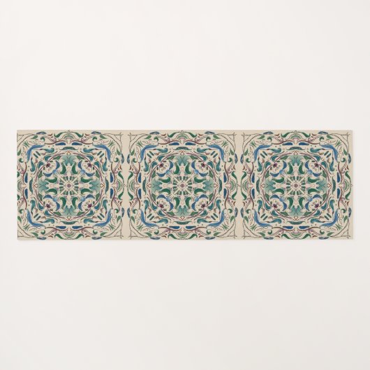 Illustrierte Sage Area Ruck Yogamatte (Rückseite (Horizontal))