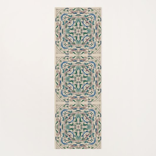 Illustrierte Sage Area Ruck Yogamatte (Rückseite)