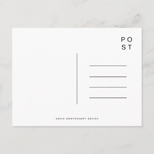 Illustrierte San Francisco Black and White Postcar Postkarte (Rückseite)