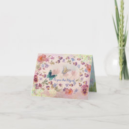 Illustrierte Schmetterlingskarte und botanische Ka