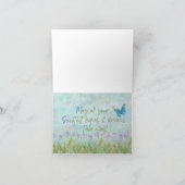 Illustrierte Schmetterlingskarte und botanische Ka (Innenseite)