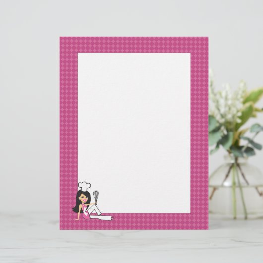 Illustrierte Seite für Rezepte (Stehend Vorderseite)