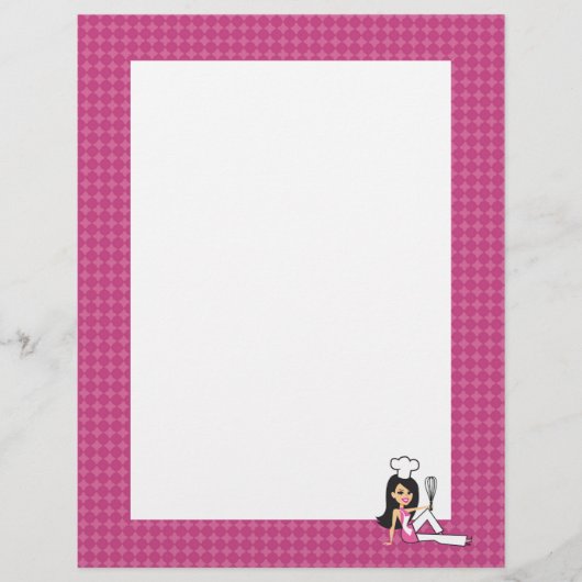 Illustrierte Seite für Rezepte (Vorderseite)