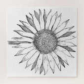Illustrierte Sonnenblume Puzzle (Horizontal)