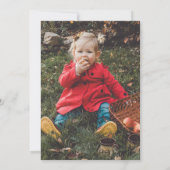 Illustrierte Strawberry Berry First Birthday Party Einladung (Rückseite)