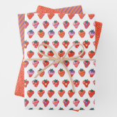 Illustrierte Strawberry-Geschenksammlung Geschenkpapier Set (Beispiel)