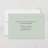 Illustrierte Veranstaltung "niedliche Waldtiere" V Dankeskarte (Rückseite)