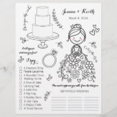 Illustrierte Veranstaltungsseite für Hochzeitkids (Vorderseite)