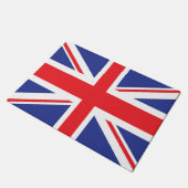 Illustrierte Version der britischen Flagge Fußmatte (Schrägansicht)