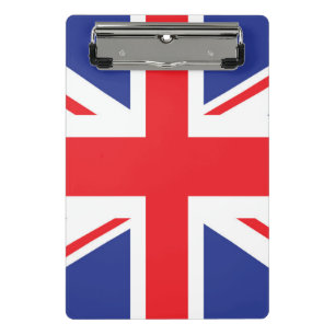 Illustrierte Version der britischen Flagge Mini Klemmbrett