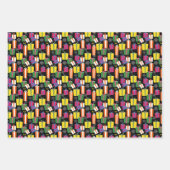 Illustrierte Vintage Veranstaltungen Weihnachten Geschenkpapier Set (Vorderseite 3)