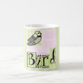 Illustrierte Vogel-Kaffee-Tasse Kaffeetasse (Mittel)