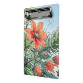 Illustrierte Wasserfarbe Botanische Orangenblüte Mini Klemmbrett (Gewinkelt2)