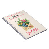 Illustrierte Wasserfarbe, du Got das, Spirale Notizblock (Rechte Seite)