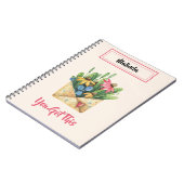 Illustrierte Wasserfarbe, du Got das, Spirale Notizblock (Linke Seite)